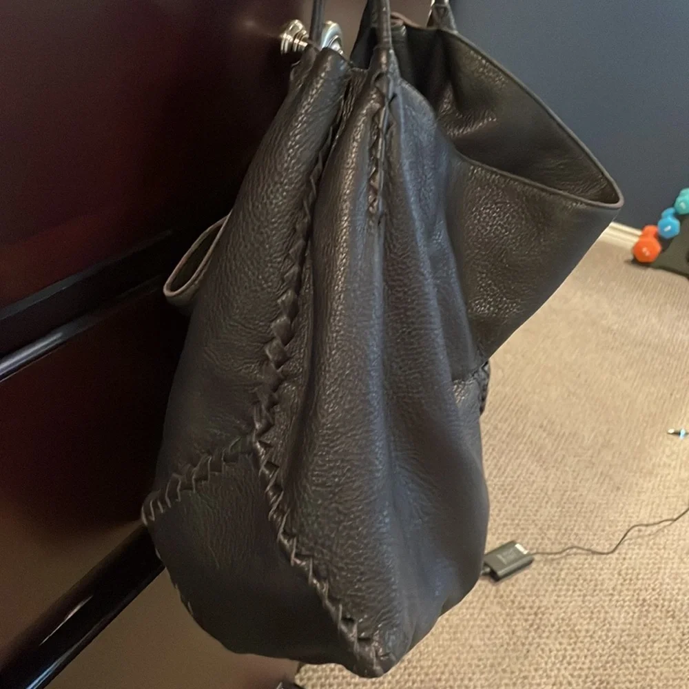 Bottega Veneta Cervo Navy Calf Leather Hobo Bag - Picture 5 of 11